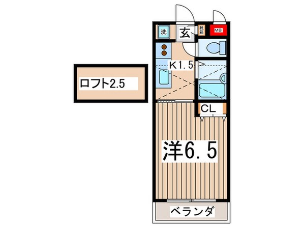 ＡＳＫ堀ノ内の物件間取画像